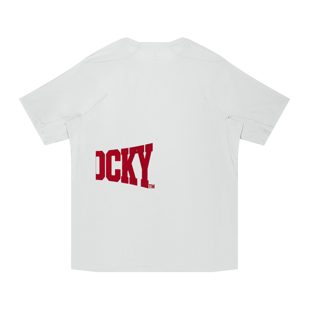 T-shirt Lightweight Training – Nowrocky™ — zbliżenie na nadruk na piersi