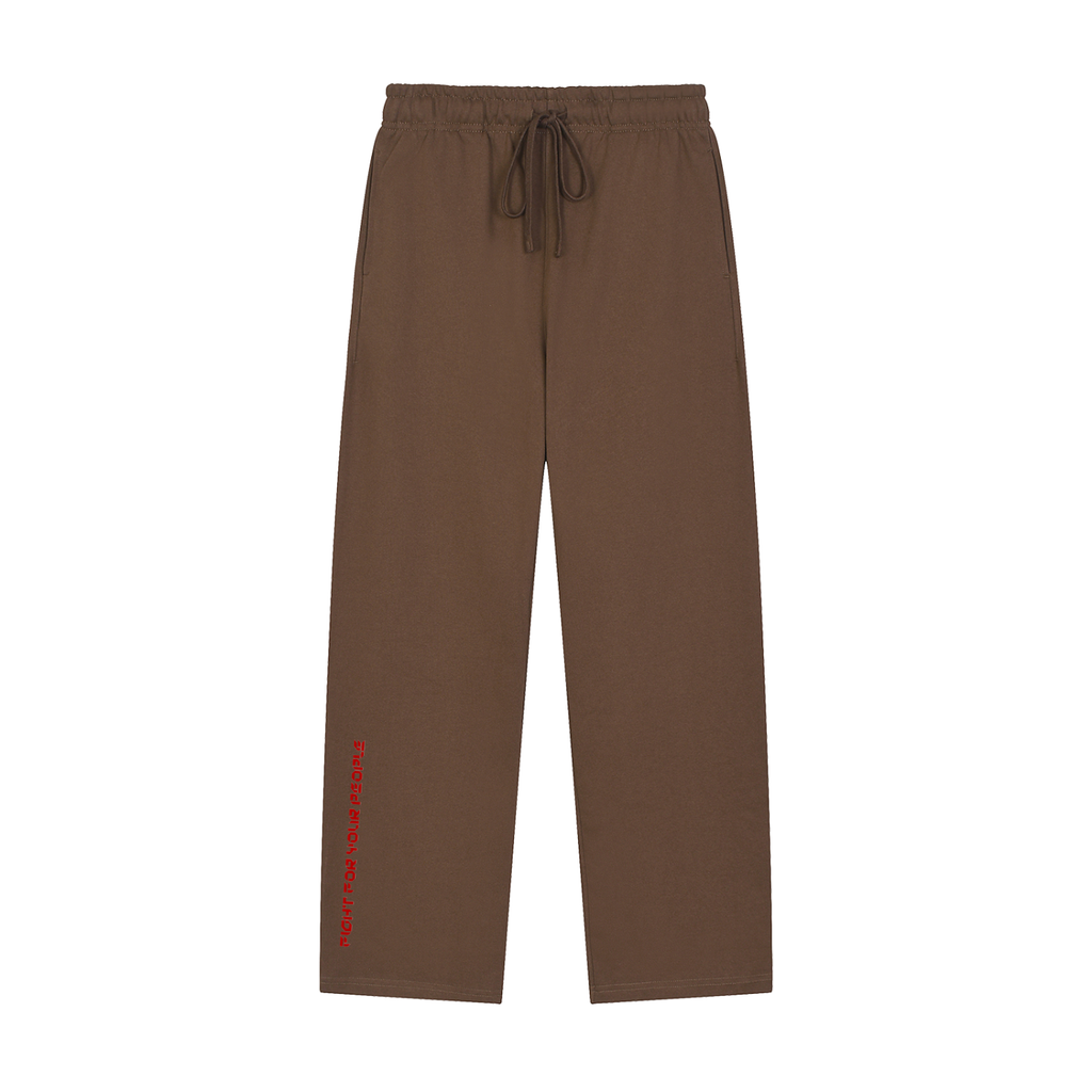 Spodnie Dresowe Straight Leg – Nowrocky™ — przednia kieszeń z bliska