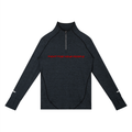 Longsleeve Quarter-Zip Raglan – Nowrocky™ — bluza z krótkim zamkiem przy szyi, przód