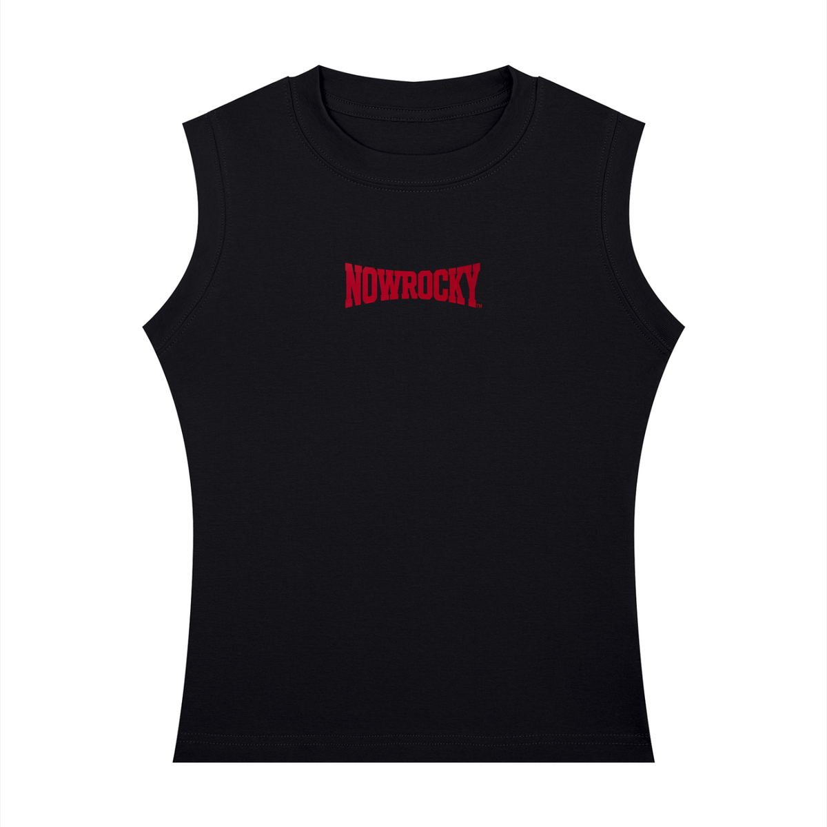 Tank Top Crewneck Regular Fit – Nowrocky™ — koszulka bez rękawów z okrągłym dekoltem, przód