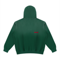 Bluza z Kapturem Fleece Vintage Wash w kolorze ciemnozielony – Nowrocky (streetwear)