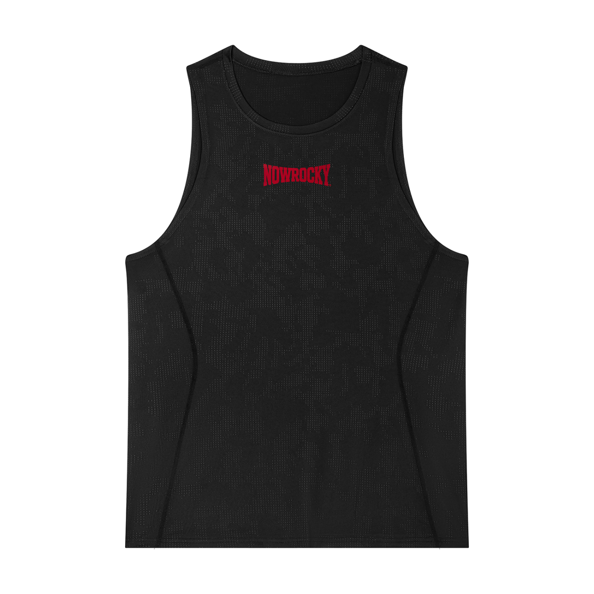 Tank Top Jacquard Performance – Nowrocky™ — bezrękawnik żakardowy, widok z przodu
