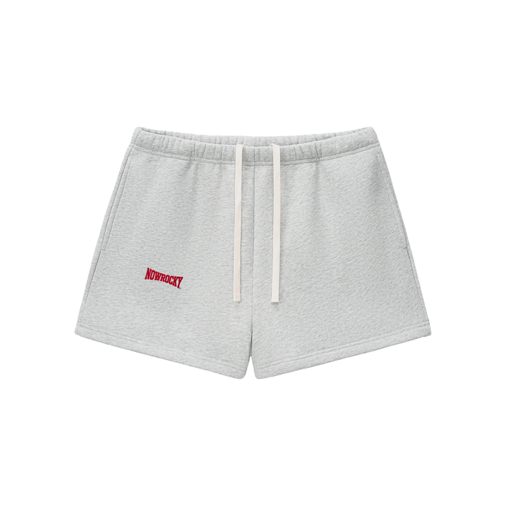Szorty Dresowe Fleece z Troczkiem w kolorze szary melanz – Nowrocky (streetwear)