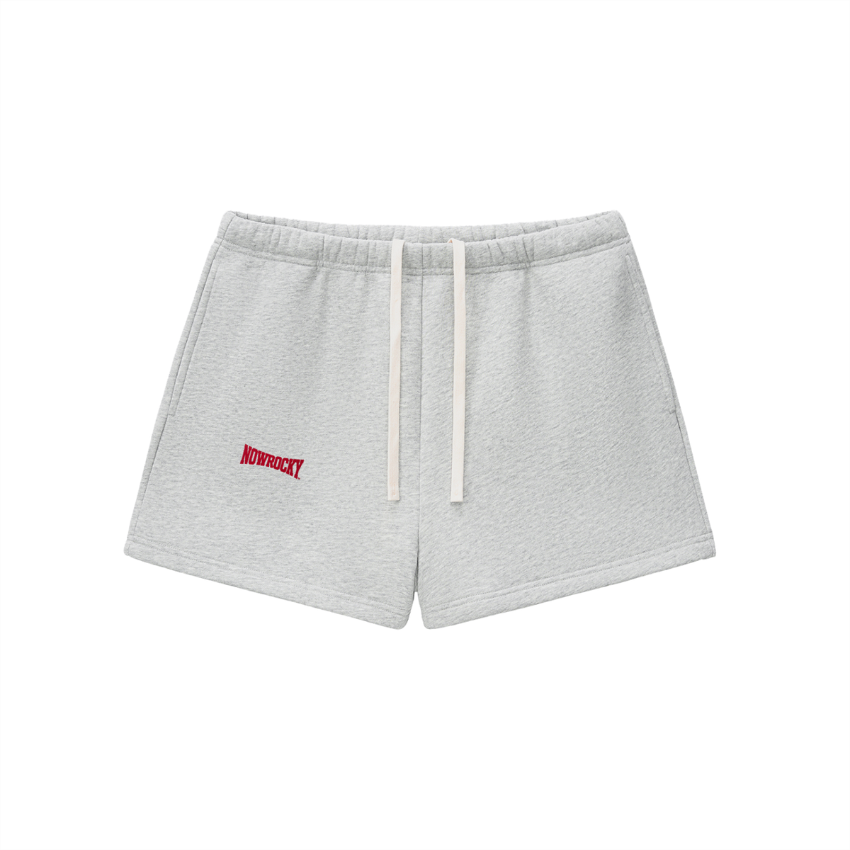 Szorty Dresowe Fleece z Troczkiem w kolorze szary melanz – Nowrocky (streetwear)