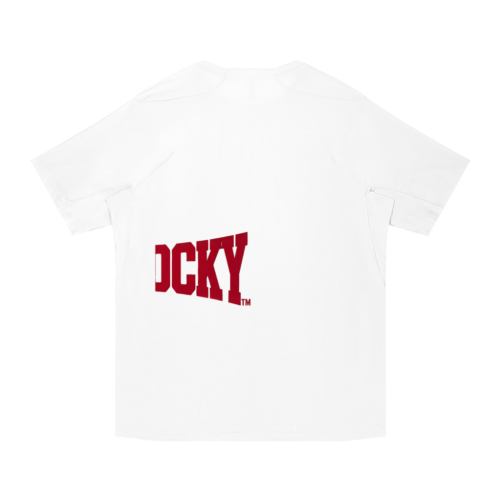 T-shirt Lightweight Training – Nowrocky™ — koszulka od tyłu, układ na płasko na jasnym tle