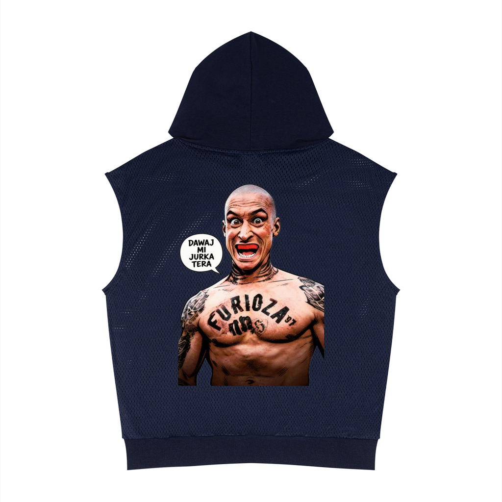 Tank Top Mesh z Kapturem – Nowrocky (streetwear)