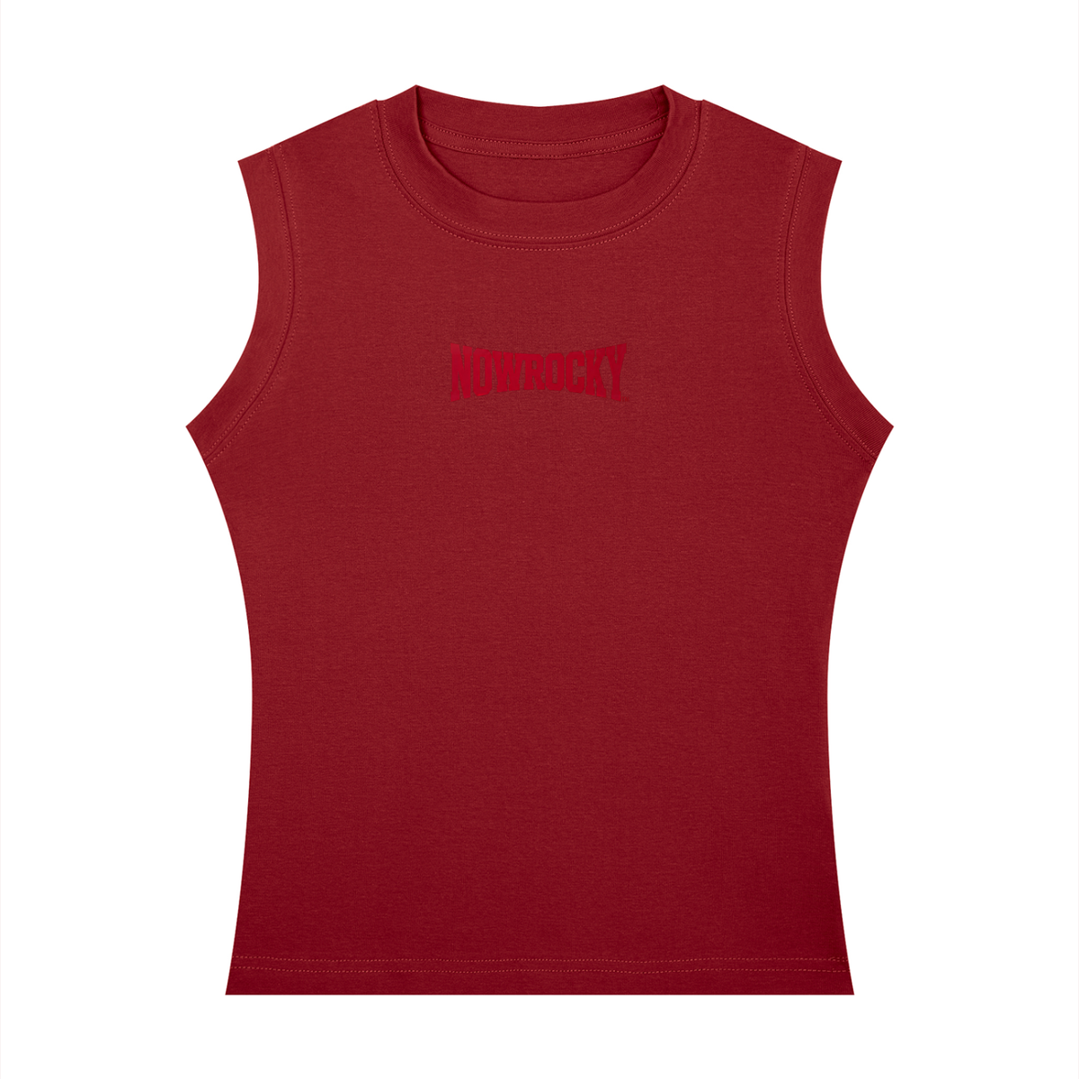 Tank Top Crewneck Regular Fit – Nowrocky™ — kadr studyjny na jasnym tle