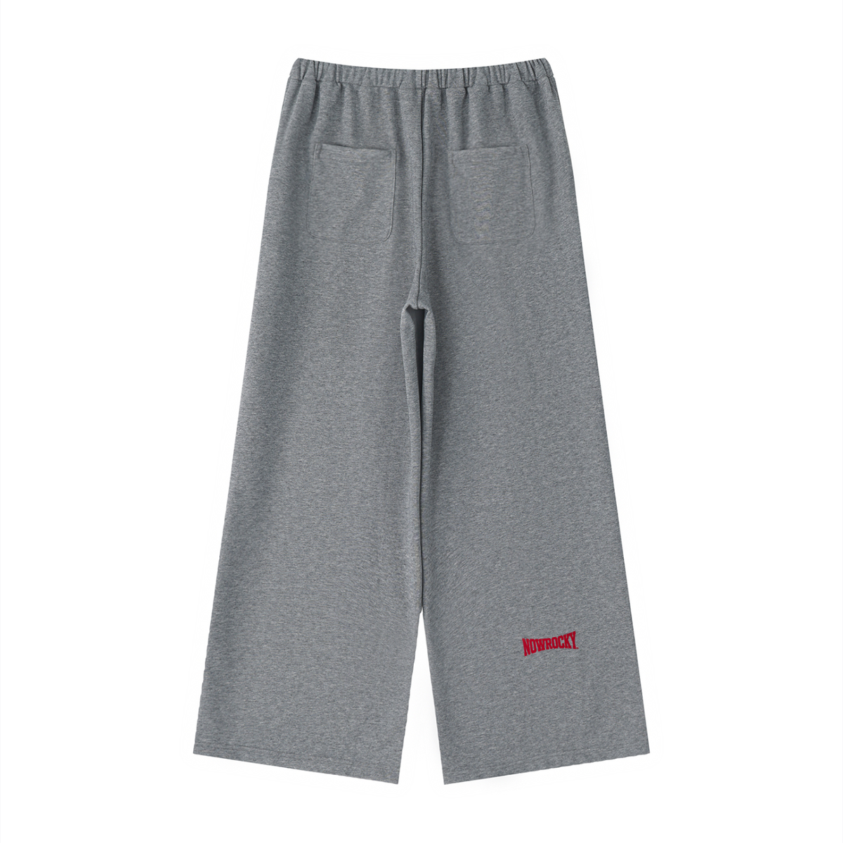 Spodnie Dresowe Wide Leg – Nowrocky™ — ujęcie z profilu, szeroka nogawka