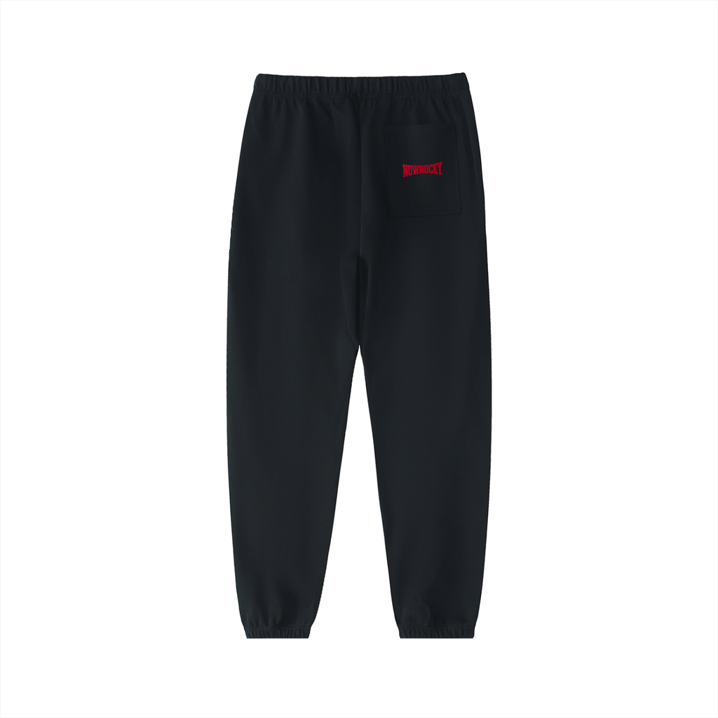 Spodnie Dresowe Heavyweight Cotton – Nowrocky™ — dres męski, widok z tyłu
