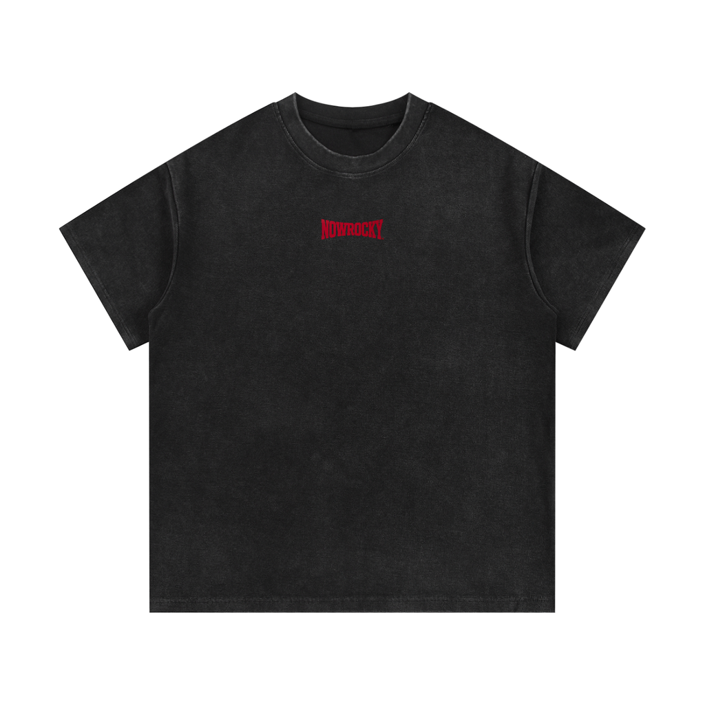 T-shirt Mineral Wash Waffle Knit – Nowrocky™