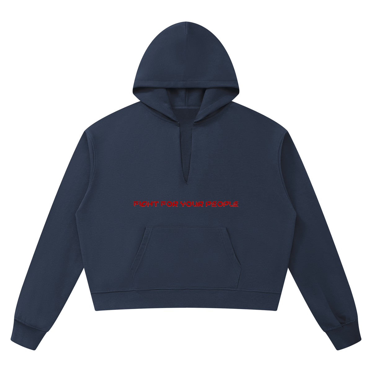 Bluza z Kapturem Boxy Raw Edge w kolorze granatowy – Nowrocky (streetwear)