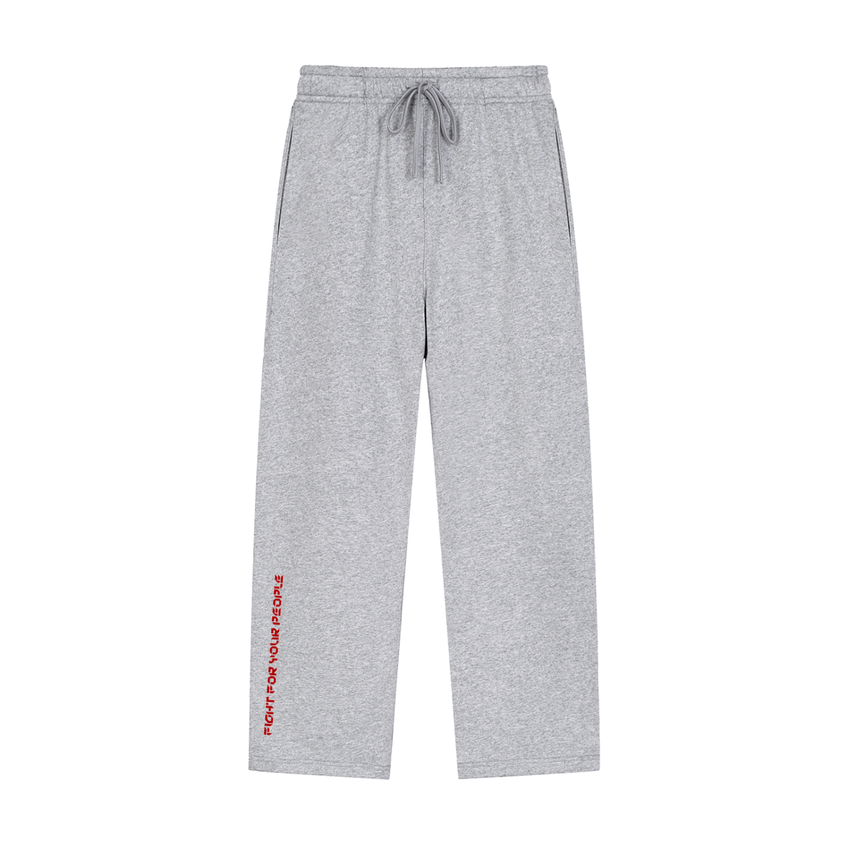 Spodnie Dresowe Straight Leg – Nowrocky™ — gumka w pasie ze sznurkiem