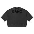 T-shirt Mineral Wash Boxy Raw Edge – Nowrocky™