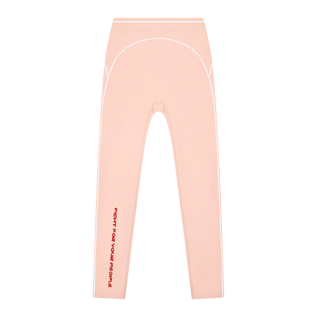 Legginsy Contrast Topstitch – Nowrocky™ — faktura elastycznego materiału w zbliżeniu