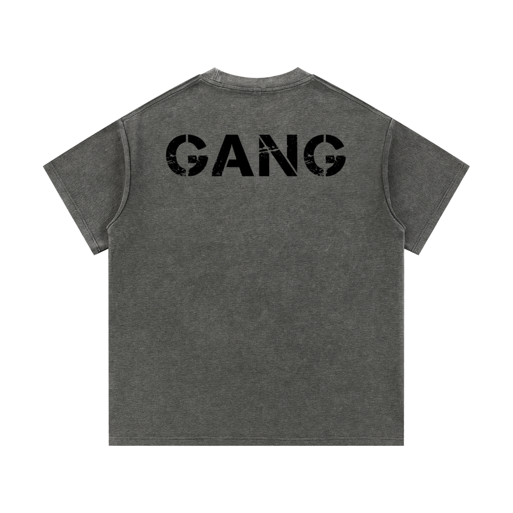 T-shirt Mineral Wash Waffle Knit – Nowrocky™