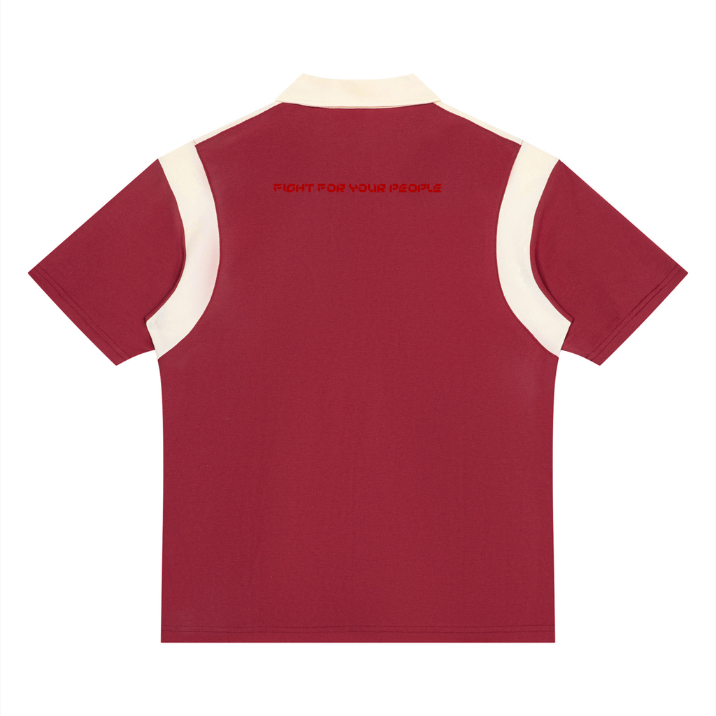 Polo Color Block Quarter Zip – Nowrocky™ — łączenie kontrastowych paneli na piersi