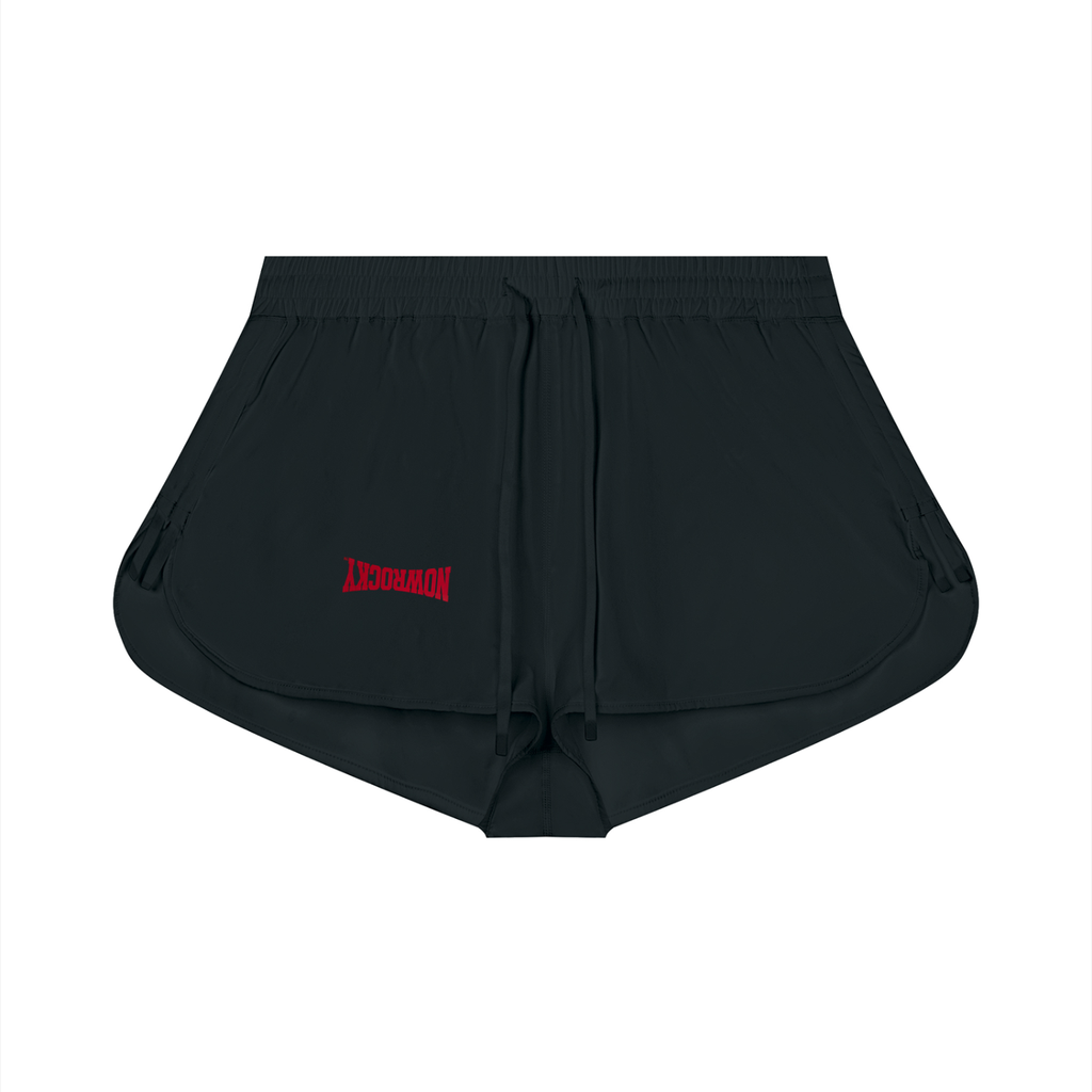 Szorty Biegowe Drawstring – Nowrocky™ — damskie szorty do biegania ze sznurkiem, ujęcie z przodu