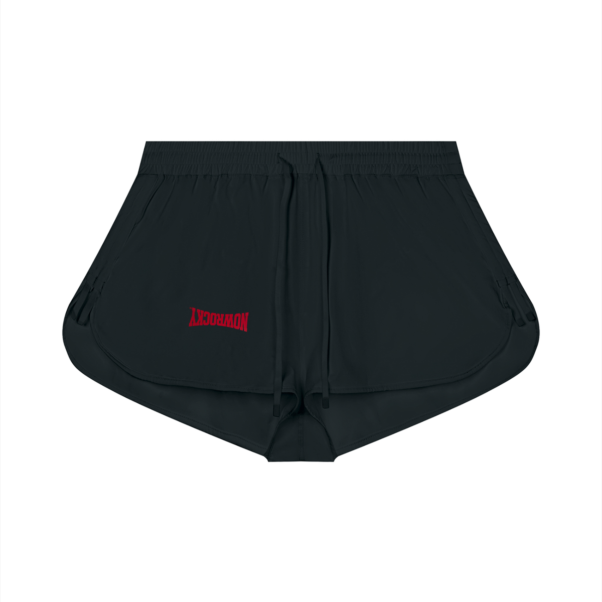 Szorty Biegowe Drawstring – Nowrocky™ — damskie szorty do biegania ze sznurkiem, ujęcie z przodu
