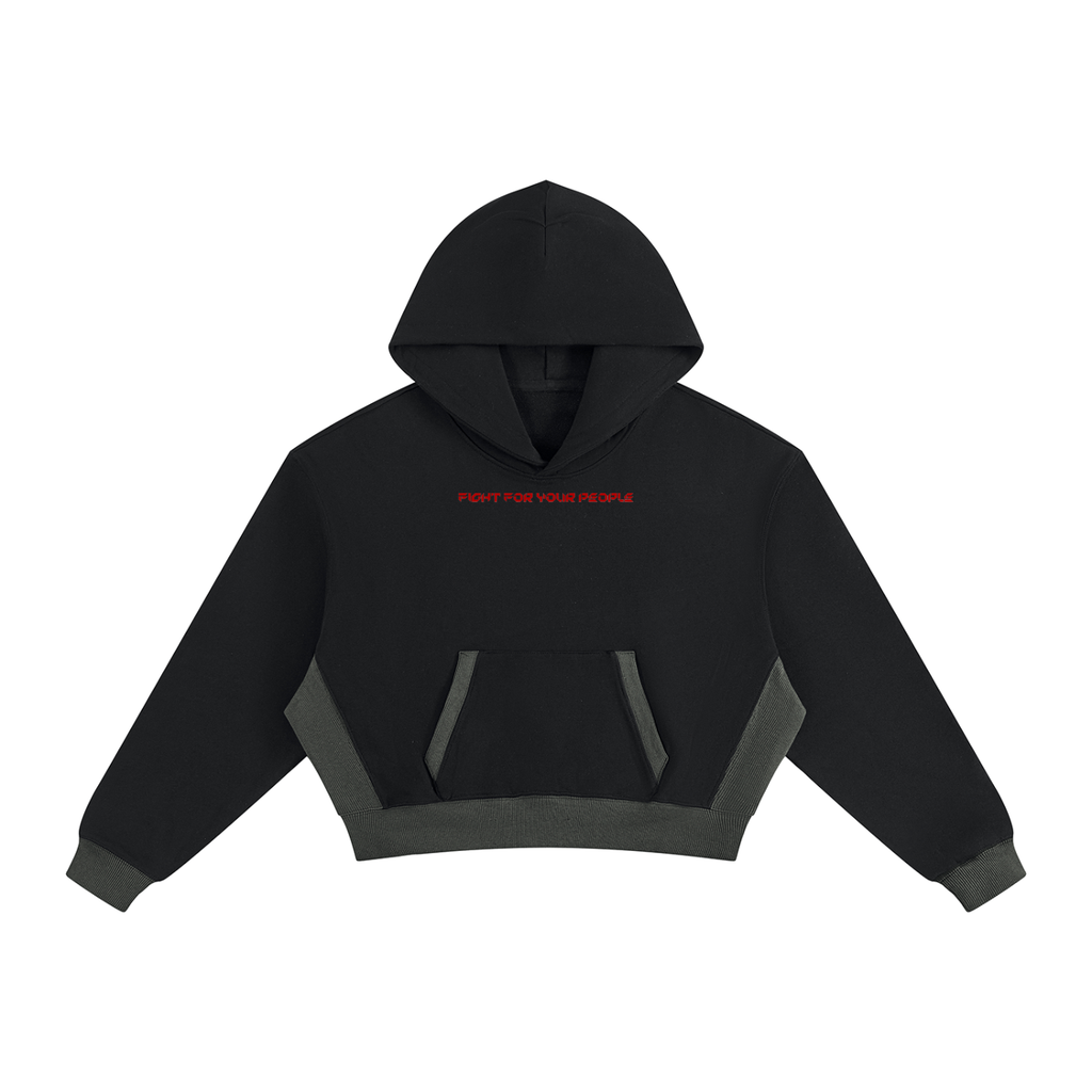 Bluza z Kapturem Color Block w kolorze czarny – Nowrocky (streetwear)