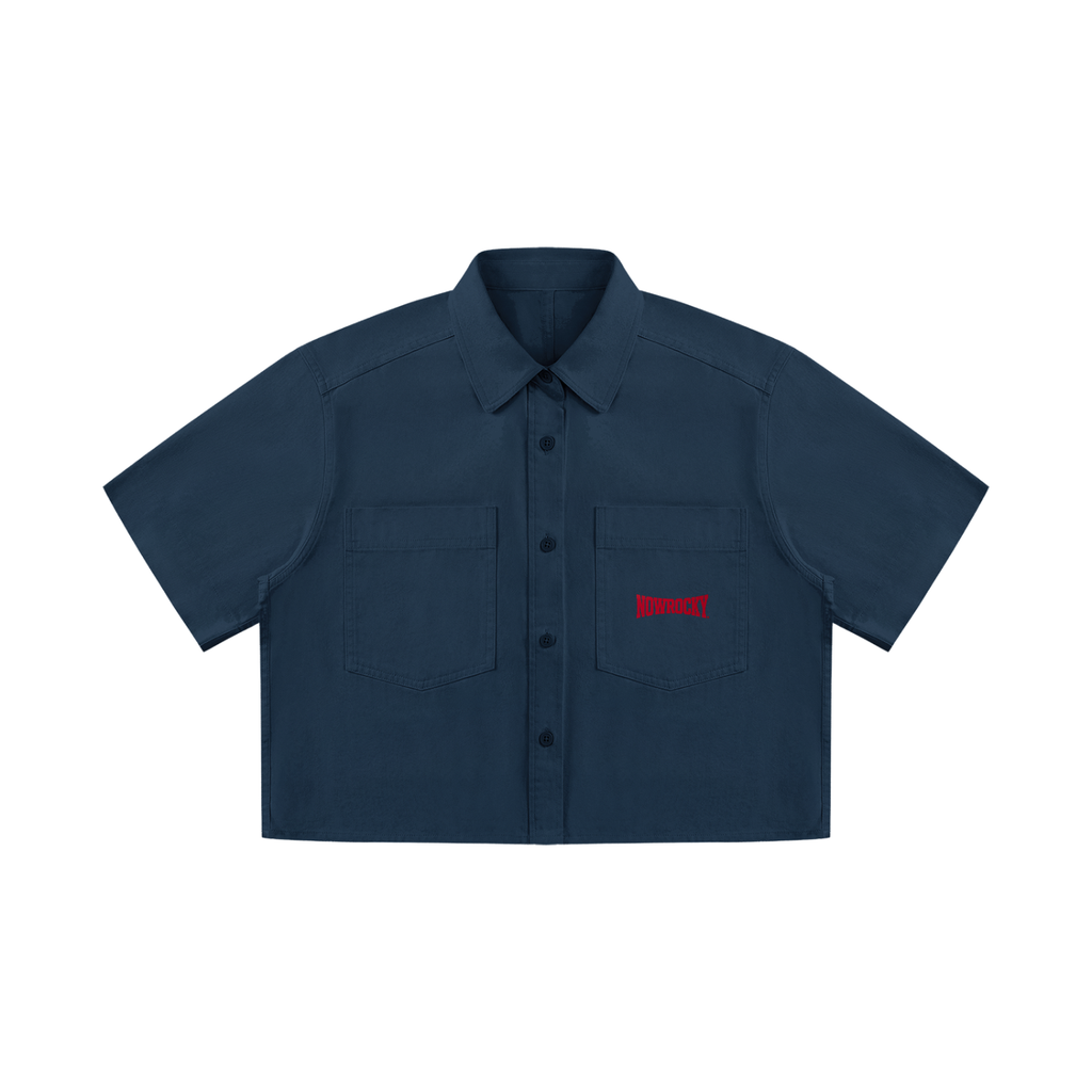Koszula Crop z Krótkim Rękawem – Nowrocky (streetwear)