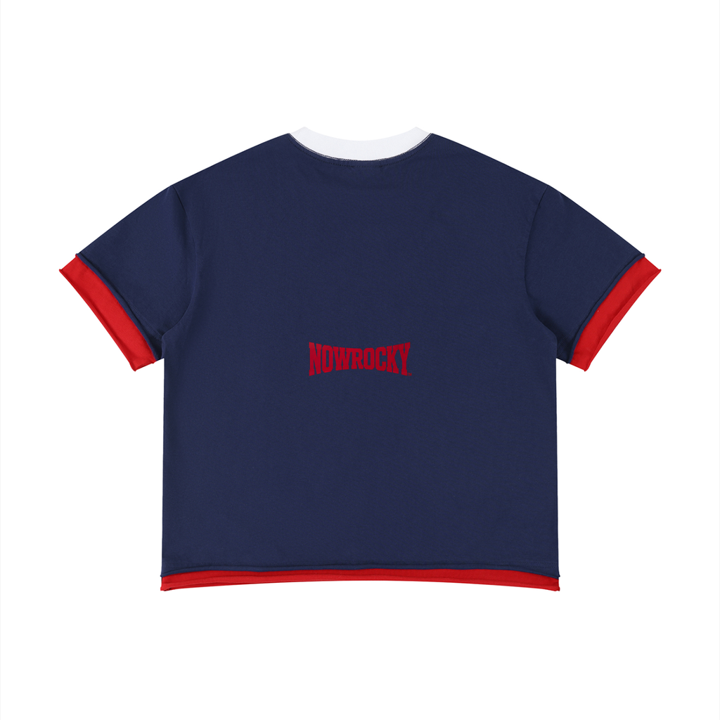 T-shirt Boxy Color Block – Nowrocky™