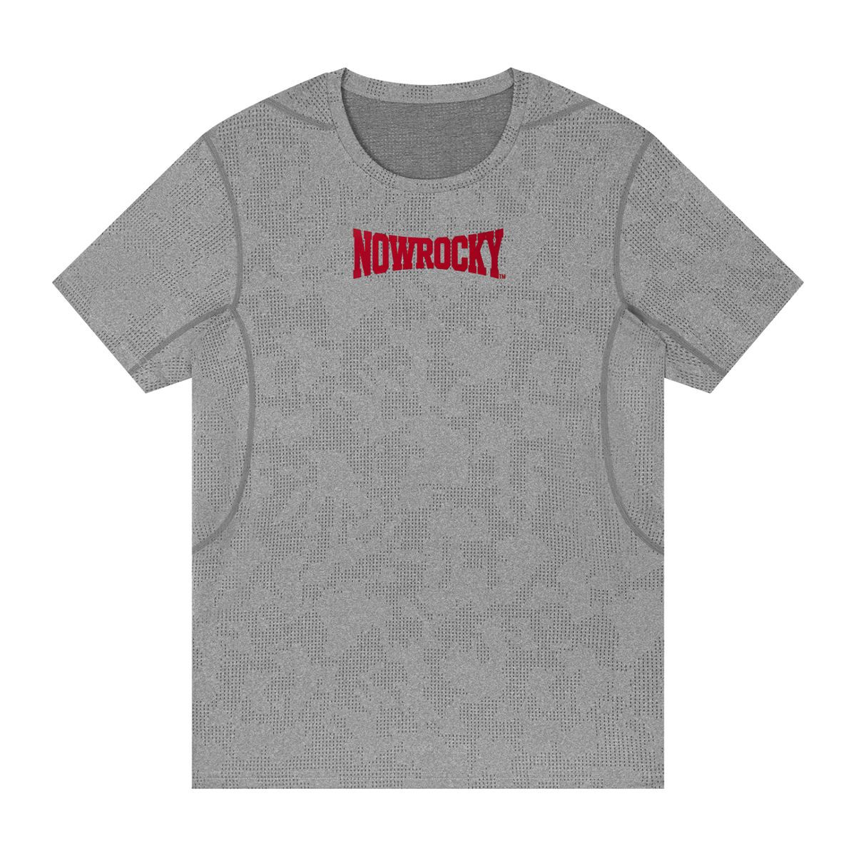 T-shirt Jacquard Mesh – Nowrocky™ — dekolt i ściągacz przy szyi