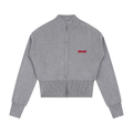 Bluza Rozpinana Mock Neck w kolorze szary melanz – Nowrocky (streetwear)