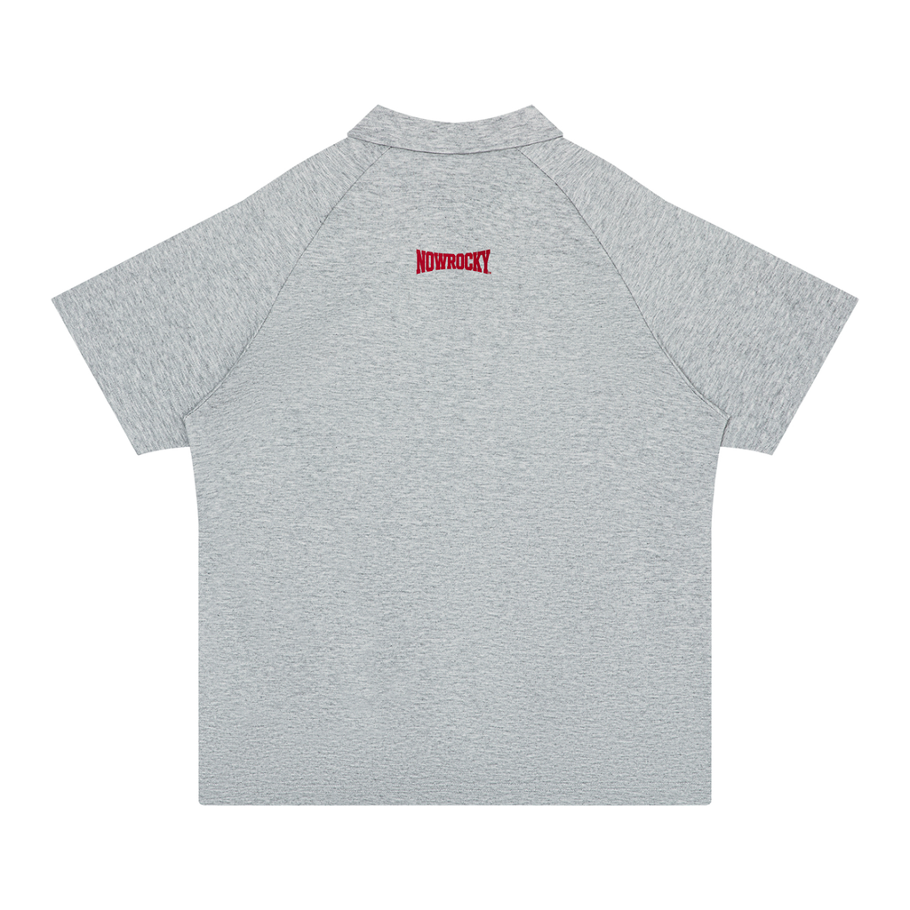 Polo Regular Fit Raglan – Nowrocky™ — dół i rozcięcie boczne