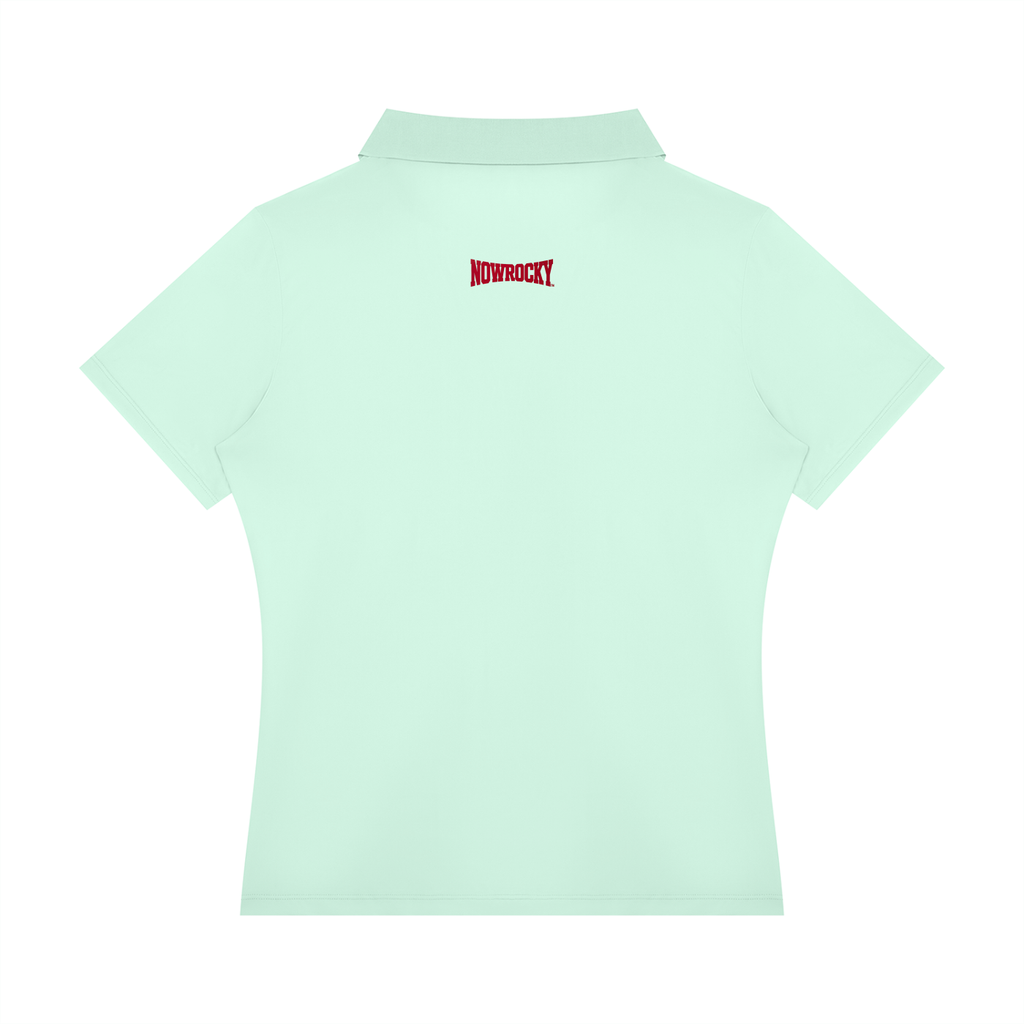Polo Damskie Color Block Contrast Placket – Nowrocky™ — dół i rozcięcie boczne
