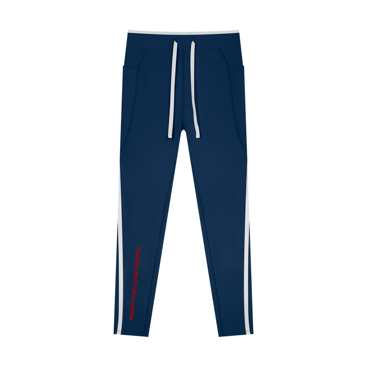 Legginsy Color Block Wysoki Stan – Nowrocky™ — getry sportowe z profilu, cała sylwetka