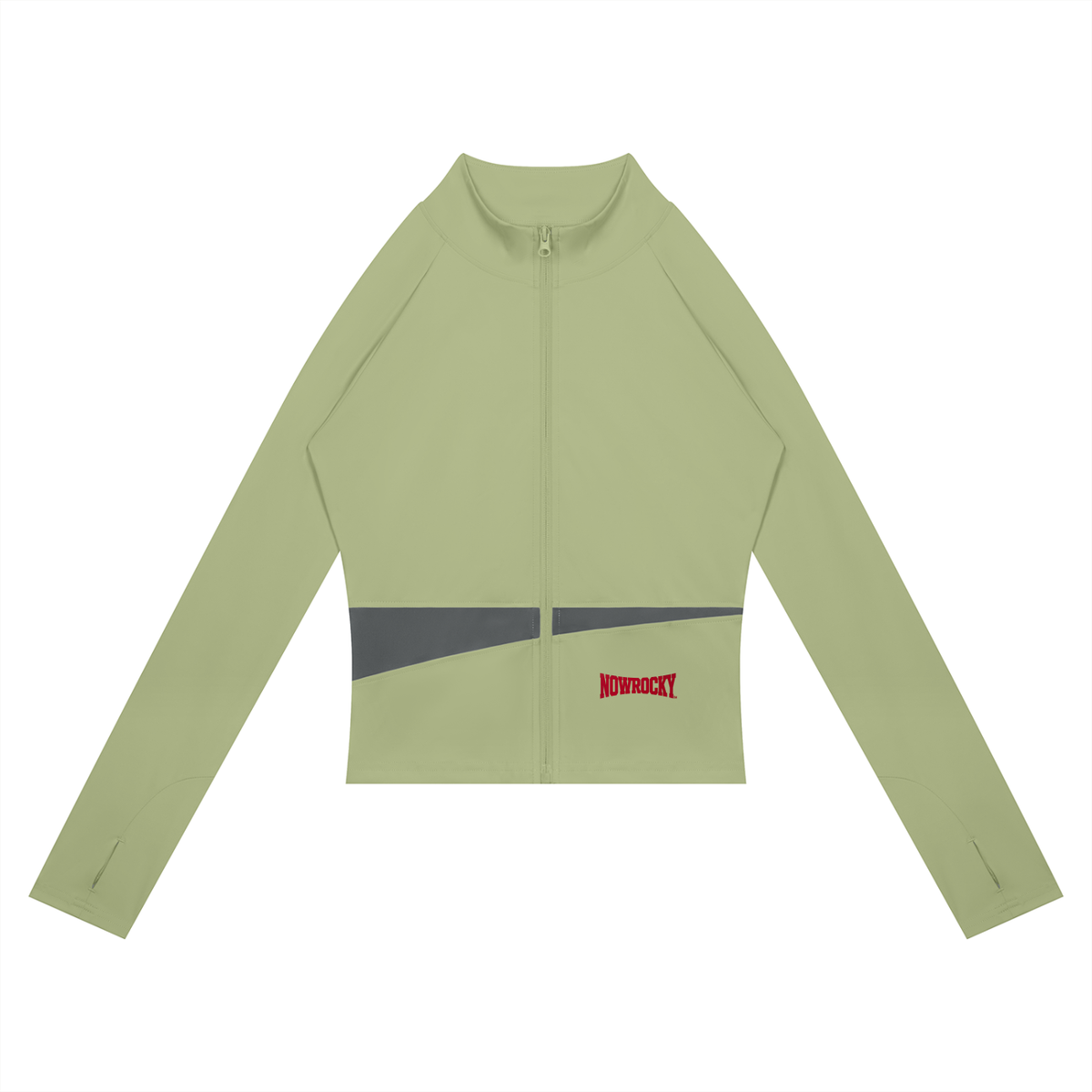 Kurtka Yoga Paneled w kolorze zielono-szary – Nowrocky (streetwear)