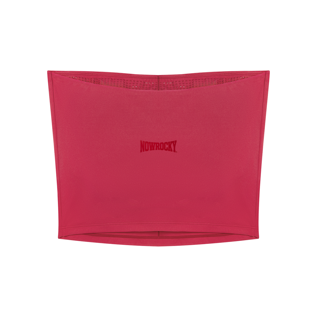 Top Bandeau Cropped – Nowrocky™ — zbliżenie na górną krawędź ze ściągaczem