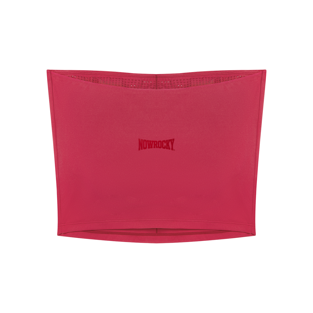 Top Bandeau Cropped – Nowrocky™ — zbliżenie na górną krawędź ze ściągaczem
