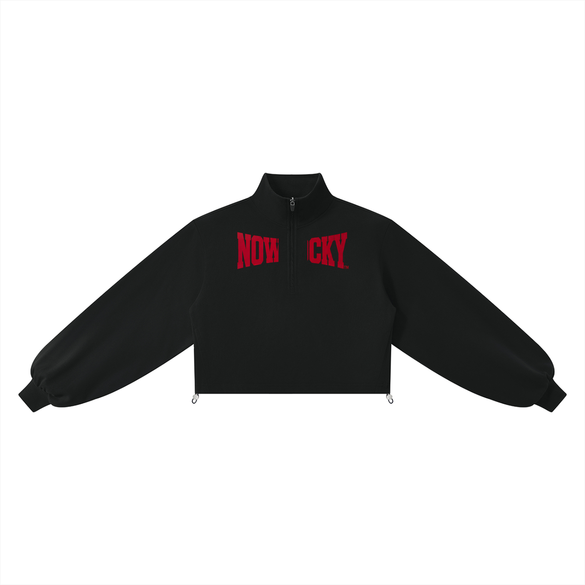 Bluza Crop Quarter-Zip ze Stójką – Nowrocky (streetwear)