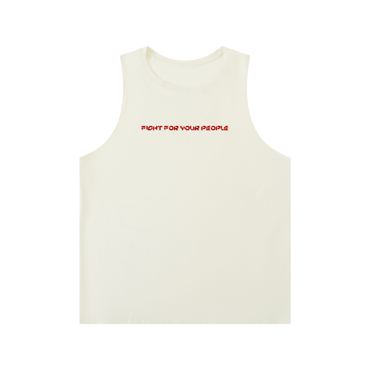 Tank Top Crewneck Loose – Nowrocky™ — tank top oversize na modelu, cała sylwetka