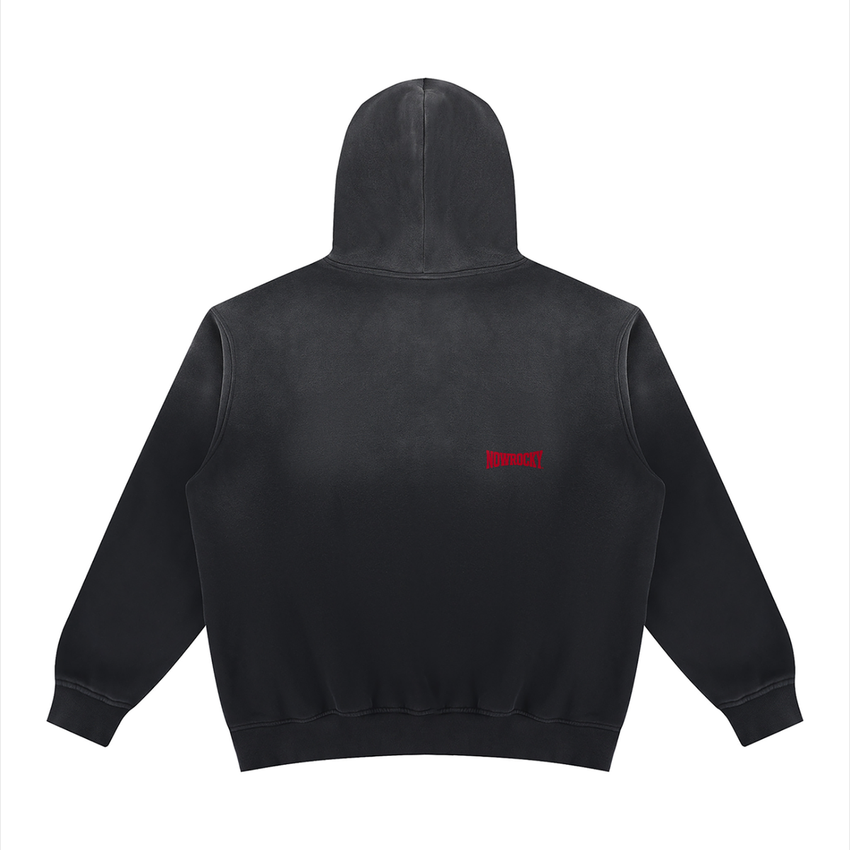 Bluza z Kapturem Fleece Vintage Wash w kolorze czarny – Nowrocky (streetwear)