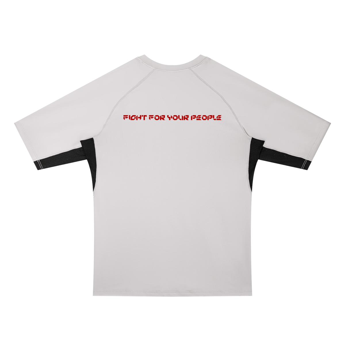 T-shirt Color Block Raglan – Nowrocky™ — zbliżenie na łączenie kolorów na piersi