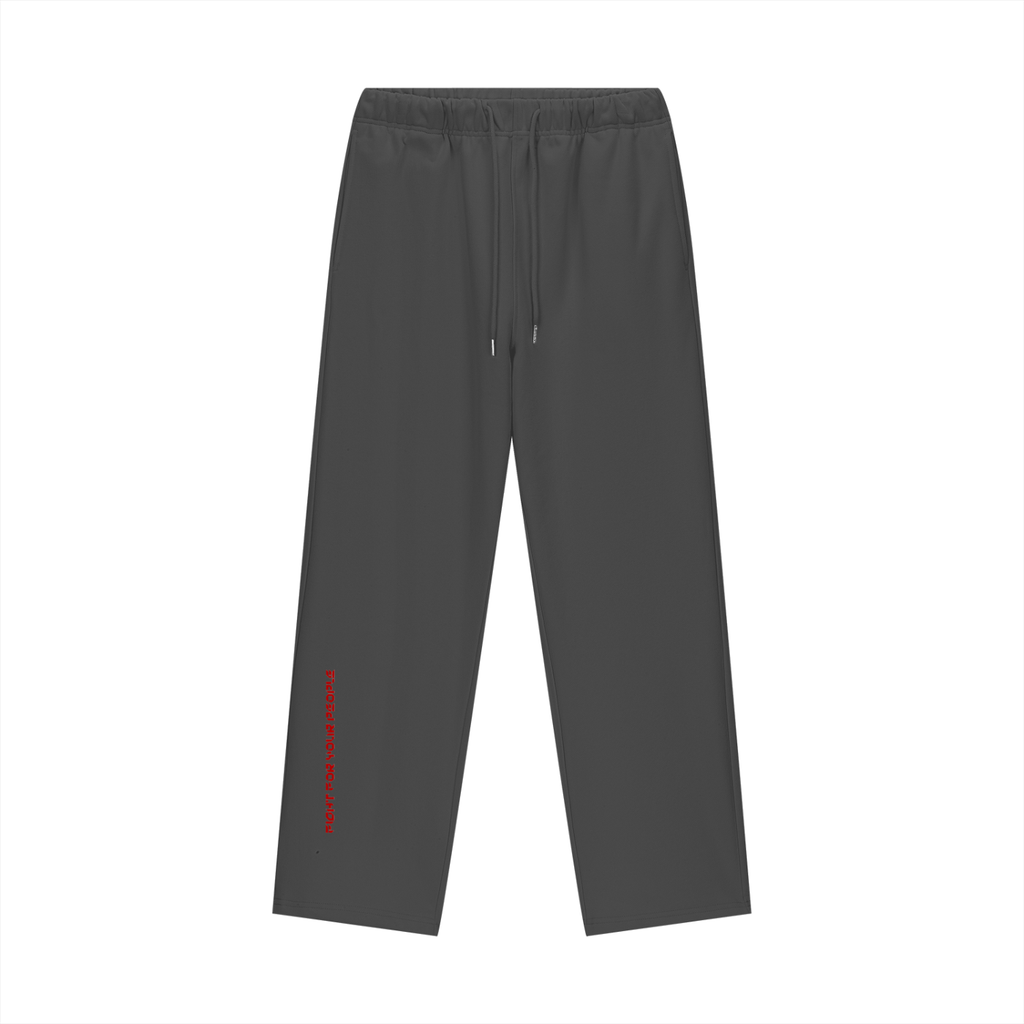 Spodnie Dresowe Heavyweight Straight Leg – Nowrocky™ — boczna kieszeń i jej wejście