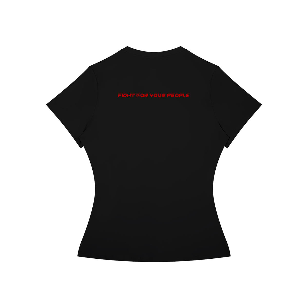 T-shirt Slim Fit Performance – Nowrocky™ — koszulka treningowa, widok z tyłu w pełnej sylwetce