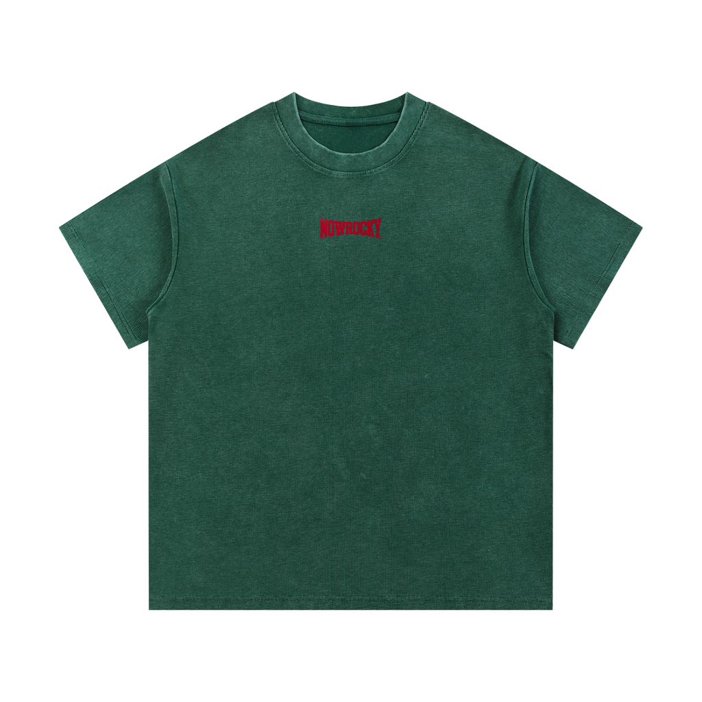 T-shirt Mineral Wash Waffle Knit – Nowrocky™
