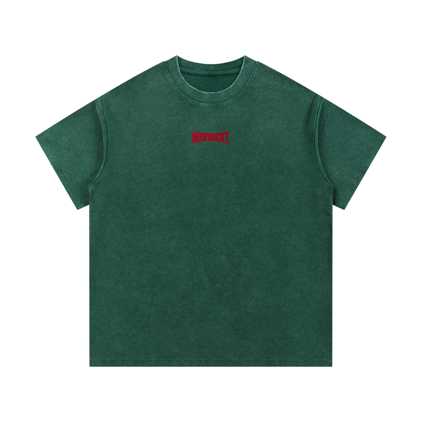 T-shirt Mineral Wash Waffle Knit – Nowrocky™