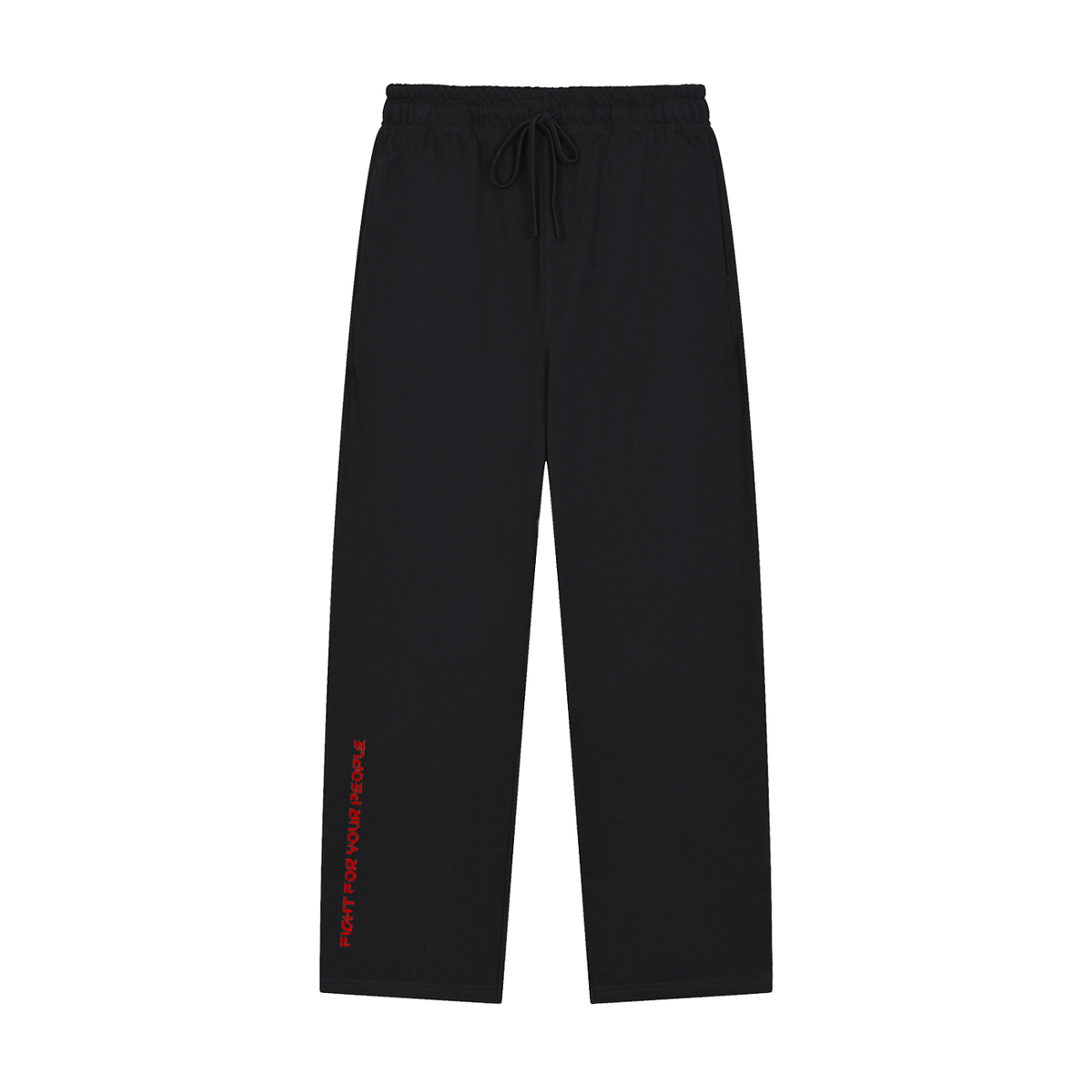 Spodnie Dresowe Straight Leg – Nowrocky™ — spodnie dresowe o prostym kroju, przód