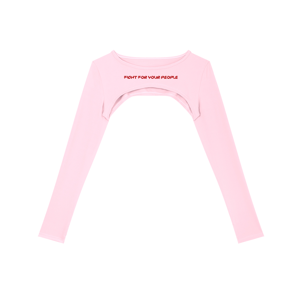 Bolerko Longsleeve Cutout – Nowrocky™ — bolerko z profilu, dopasowany rękaw