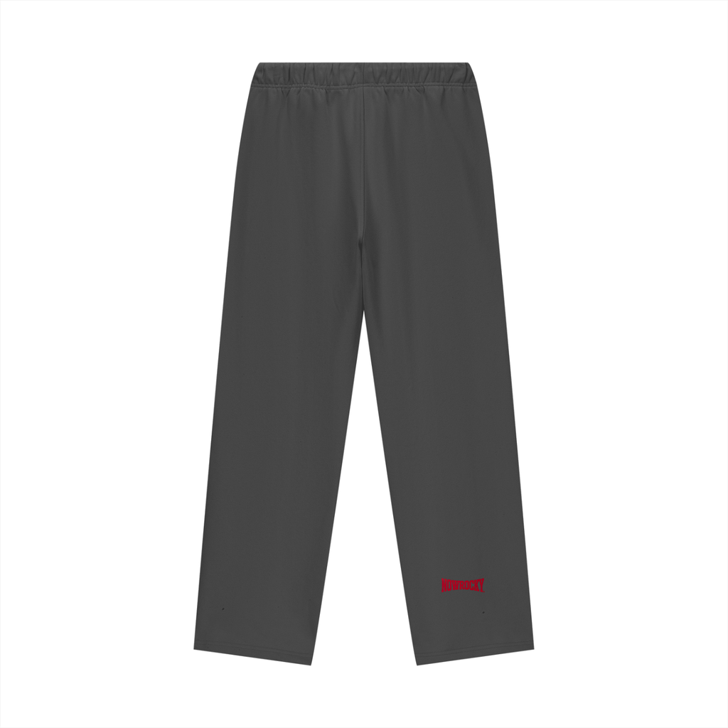 Spodnie Dresowe Heavyweight Straight Leg – Nowrocky™ — wykończenie dołu nogawki
