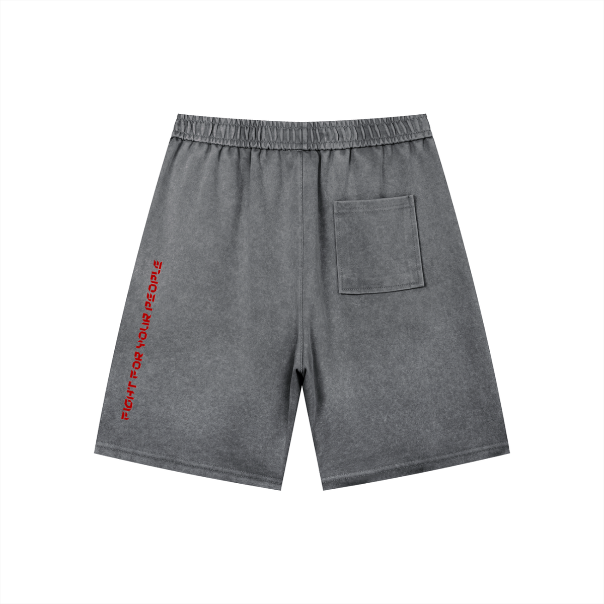 Szorty Vintage Wash z Troczkiem – Nowrocky™ — detal 4