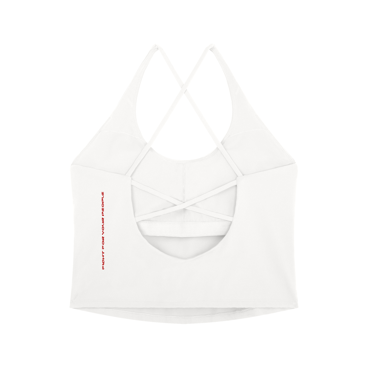 Tank Top Halter Cross Back – Nowrocky™ — odkryte plecy i linia szwu