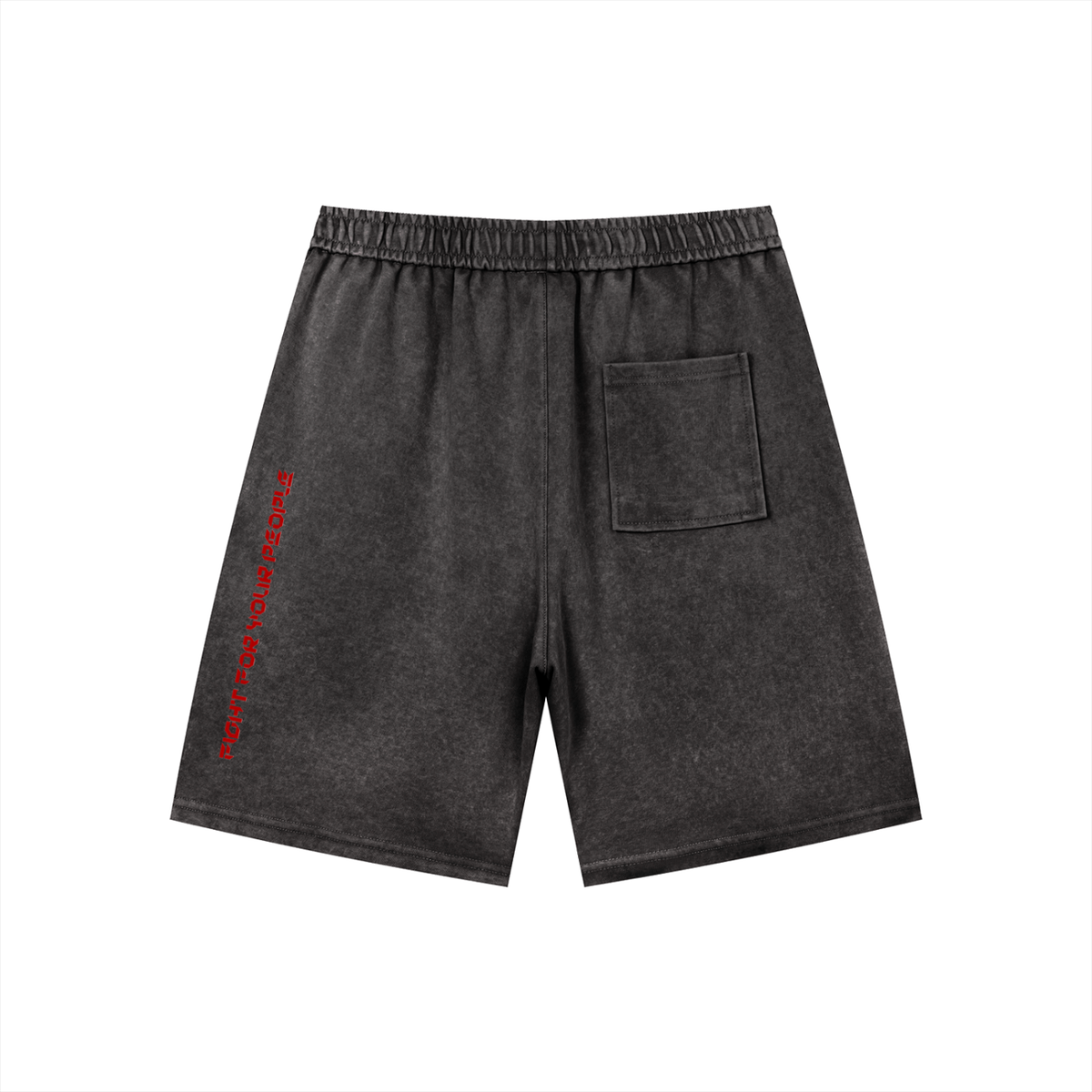 Szorty Vintage Wash z Troczkiem – Nowrocky™ — tył