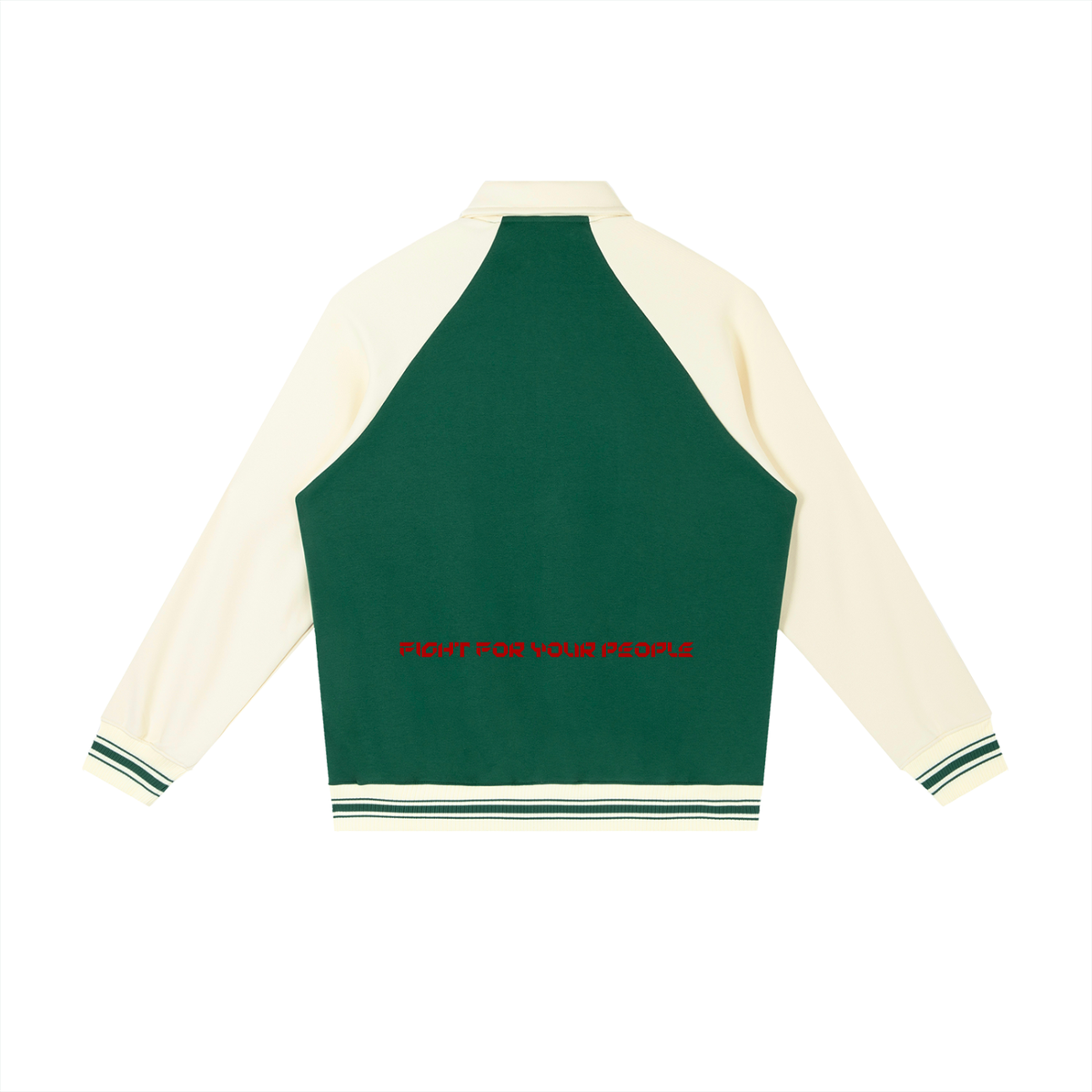 Kurtka Baseball Contrast Raglan – Nowrocky™ — zatrzaski zapięcia w zbliżeniu
