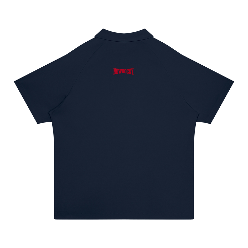 Polo Regular Fit Raglan – Nowrocky™ — zbliżenie na szew raglanowy