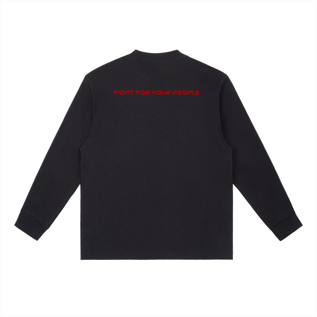 Longsleeve Crewneck Drop Shoulder – Nowrocky™ — longsleeve crewneck, widok z tyłu